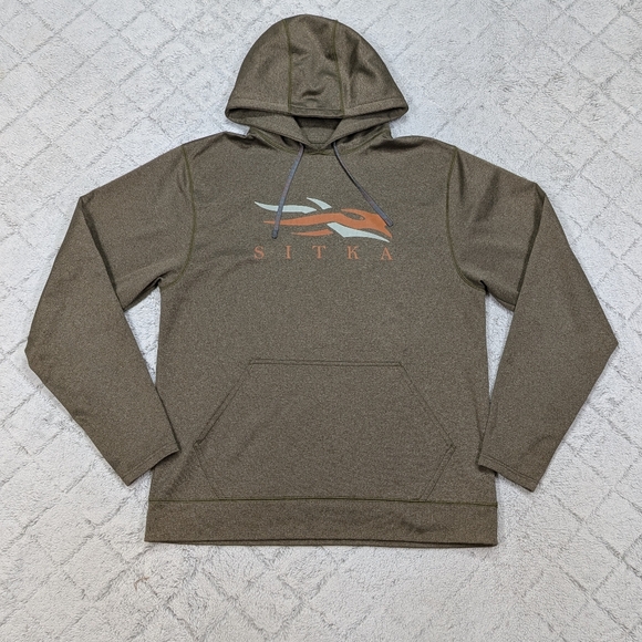 Sitka Gear Other - Men's Olive Green Sitka Logo Performance Hoodie